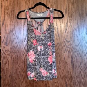 Floral Razor Back Tank